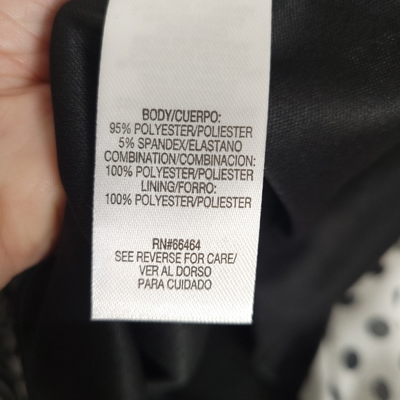 NWTStudio One New york Versatile Women's Sleeveless   Dots fit and flare size 12 - Picture 7 of 16